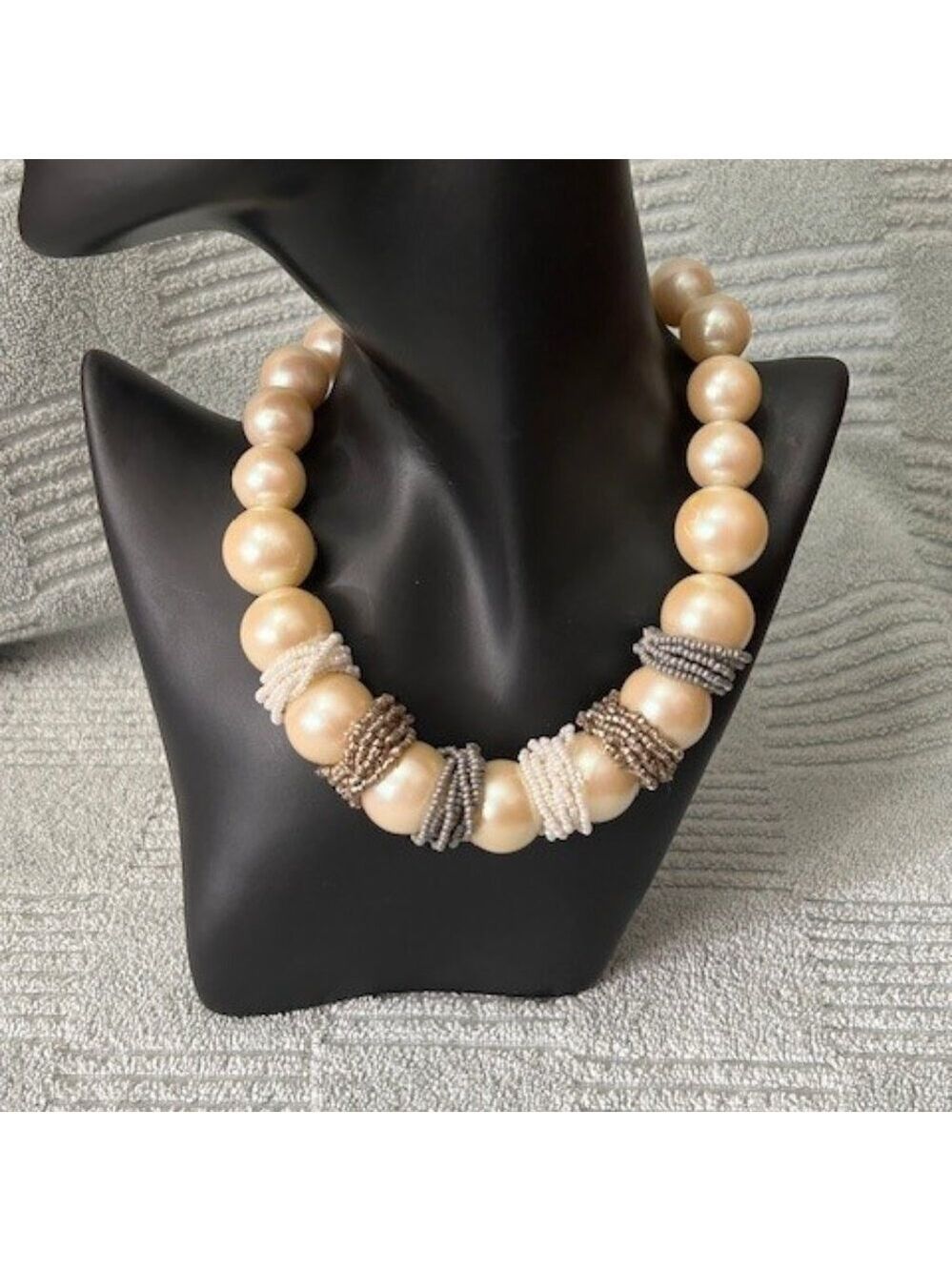 Beaded Pearl Necklace